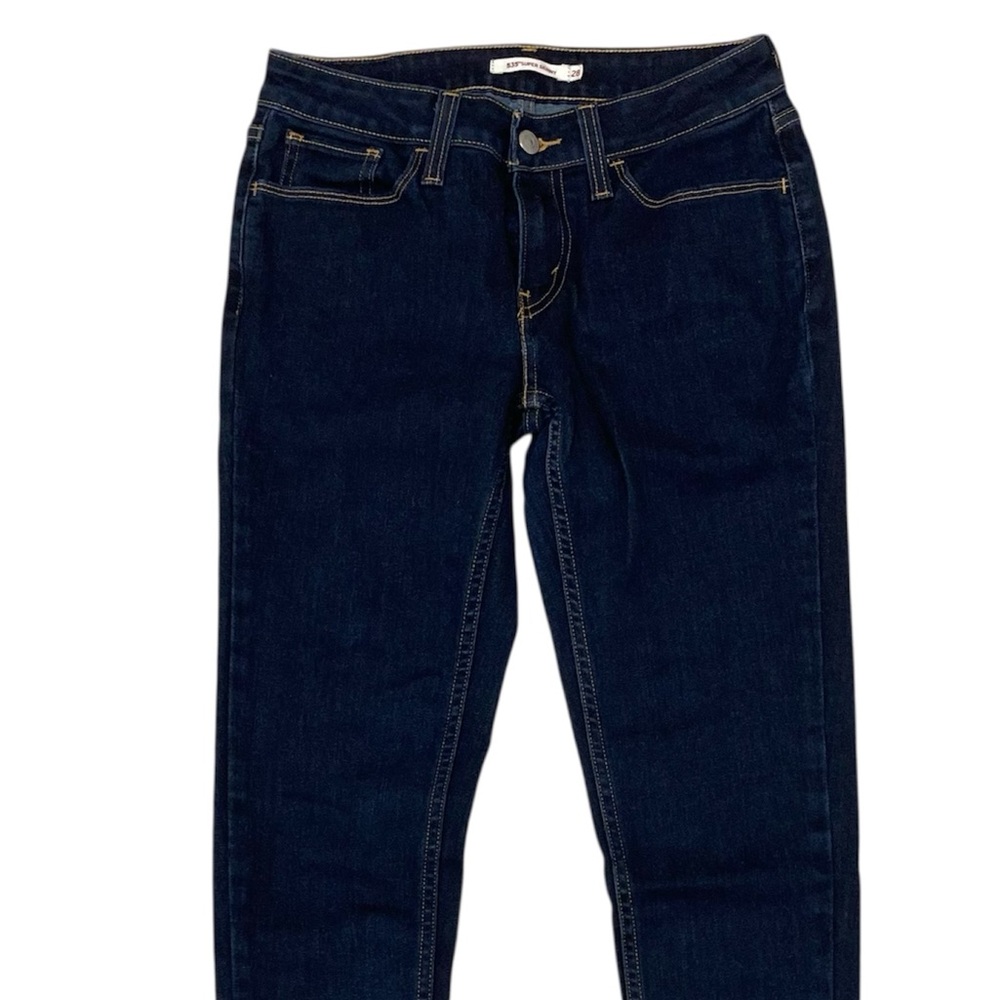 Levi’s 535 Super Skinny Dark Wash Jeans, Leggings, Jeggings, Women’s 28 - Picture 4 of 9